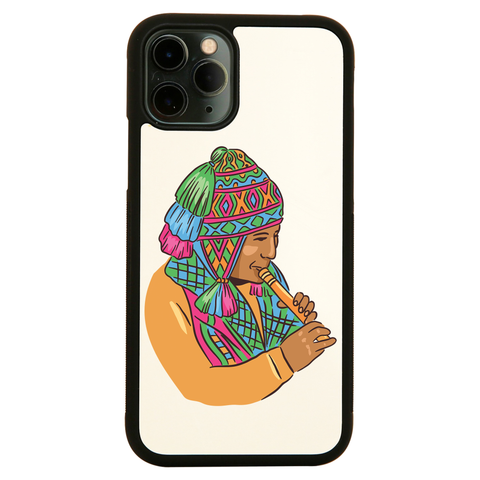 Peruvian Musician iPhone case cover 11 11Pro Max XS XR X - Graphic Gear