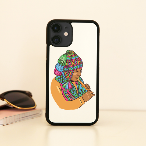 Peruvian Musician iPhone case cover 11 11Pro Max XS XR X - Graphic Gear