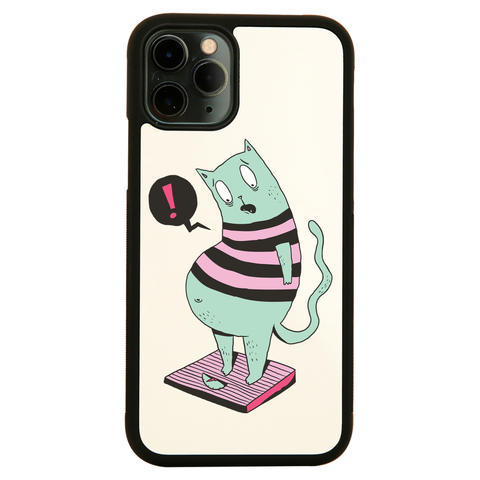 Fat cat funny iPhone case cover 11 11Pro Max XS XR X - Graphic Gear