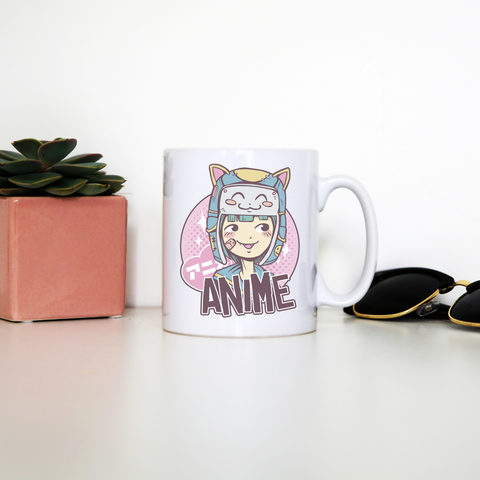 Anime cute girl mug coffee tea cup - Graphic Gear