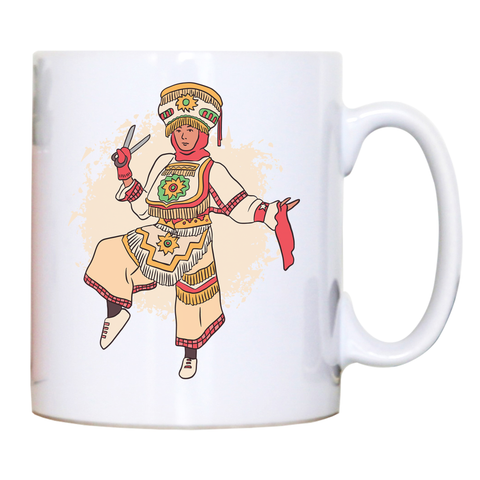 Peruvian scissor dancer mug coffee tea cup - Graphic Gear