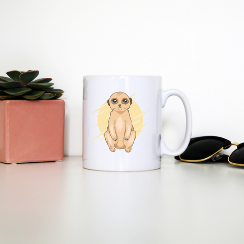 Cute Meerkat mug coffee tea cup - Graphic Gear