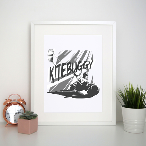 Kite Buggy 2 print poster wall art decor - Graphic Gear
