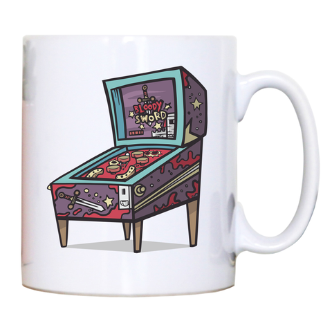 Pinball machine game mug coffee tea cup - Graphic Gear