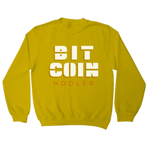 Bitcoin holder sweatshirt - Graphic Gear