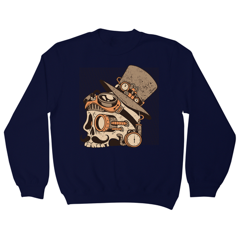 Skull steampunk sweatshirt - Graphic Gear