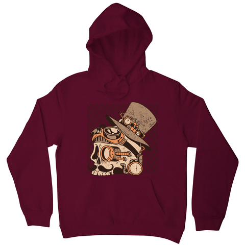 Skull steampunk hoodie - Graphic Gear