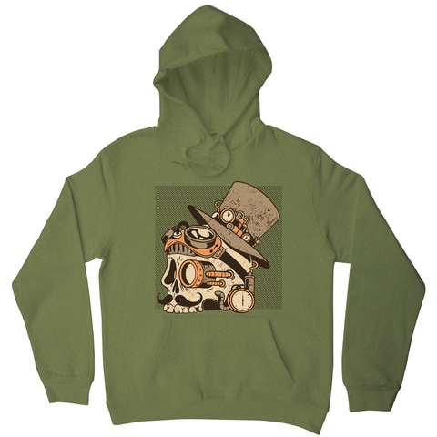 Skull steampunk hoodie - Graphic Gear