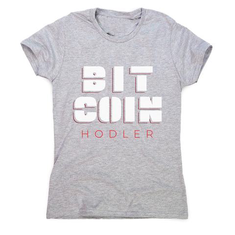 Bitcoin holder women's t-shirt - Graphic Gear