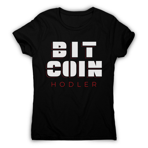 Bitcoin holder women's t-shirt - Graphic Gear