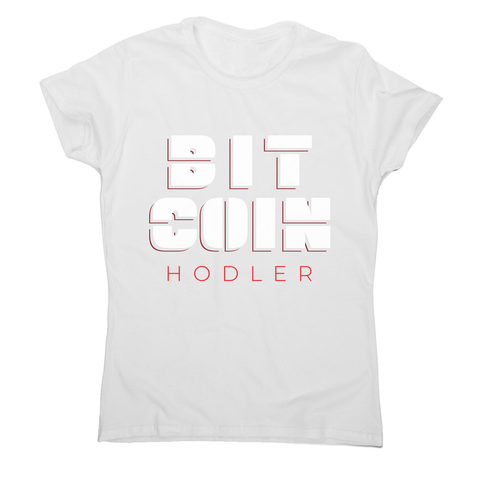 Bitcoin holder women's t-shirt - Graphic Gear