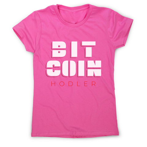 Bitcoin holder women's t-shirt - Graphic Gear
