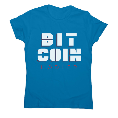 Bitcoin holder women's t-shirt - Graphic Gear