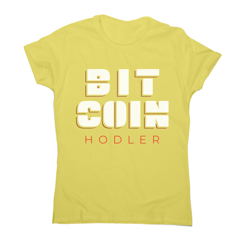 Bitcoin holder women's t-shirt - Graphic Gear