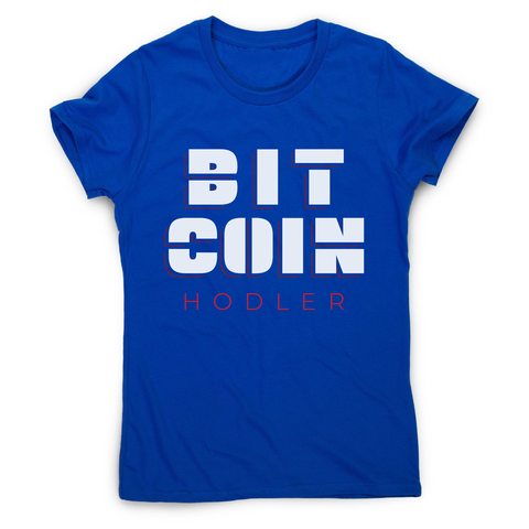 Bitcoin holder women's t-shirt - Graphic Gear