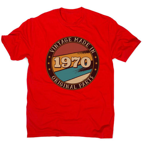 Vintage birthday editable quote men's t-shirt - Graphic Gear