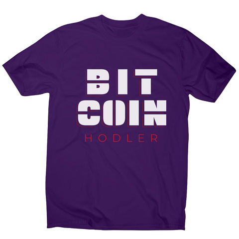Bitcoin holder men's t-shirt - Graphic Gear