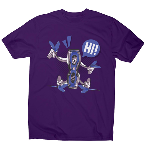 Quadcopter drone men's t-shirt - Graphic Gear