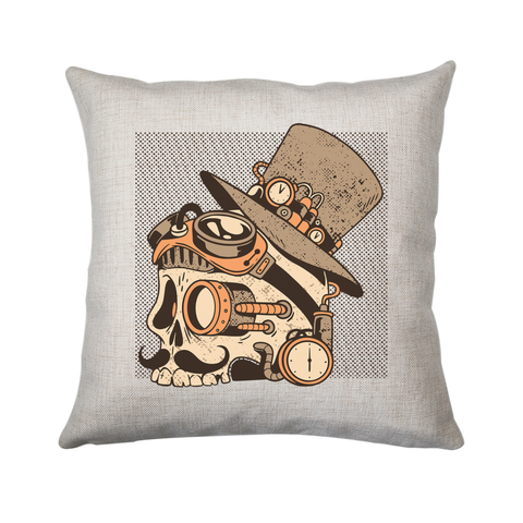 Skull steampunk cushion cover pillowcase linen home decor - Graphic Gear