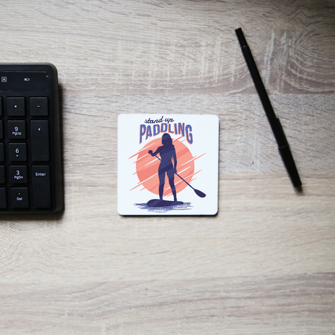Stand up paddling coaster drink mat - Graphic Gear
