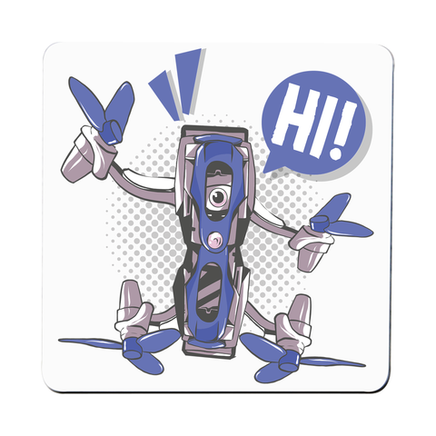 Quadcopter drone coaster drink mat - Graphic Gear