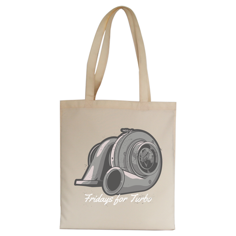Turbo compressor tote bag canvas shopping - Graphic Gear