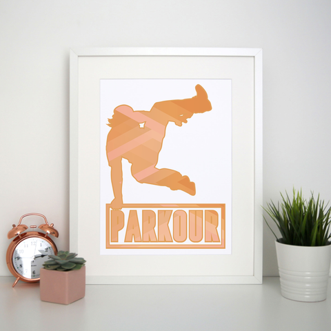 Parkour jump print poster wall art decor - Graphic Gear