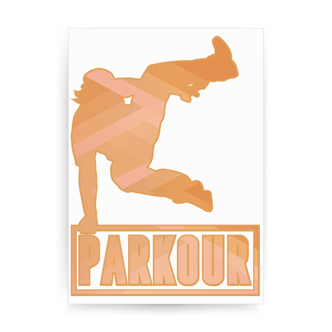 Parkour jump print poster wall art decor - Graphic Gear