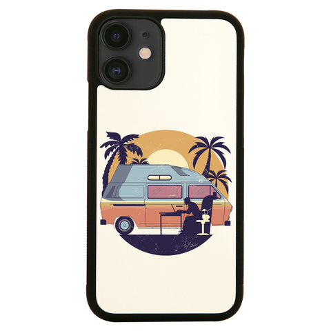 Camper van sunset iPhone case cover 11 11Pro Max XS XR X - Graphic Gear