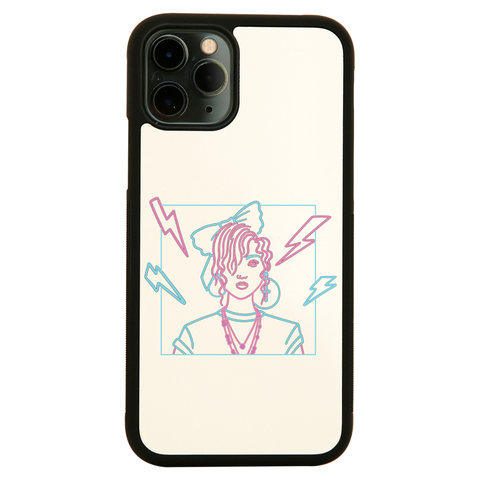 80's girl iPhone case cover 11 11Pro Max XS XR X - Graphic Gear