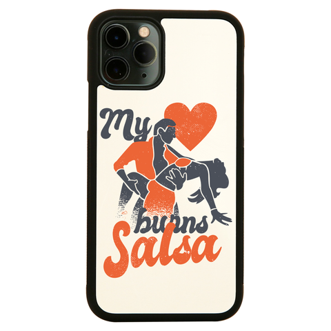 Salsa heart iPhone case cover 11 11Pro Max XS XR X - Graphic Gear