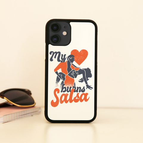Salsa heart iPhone case cover 11 11Pro Max XS XR X - Graphic Gear