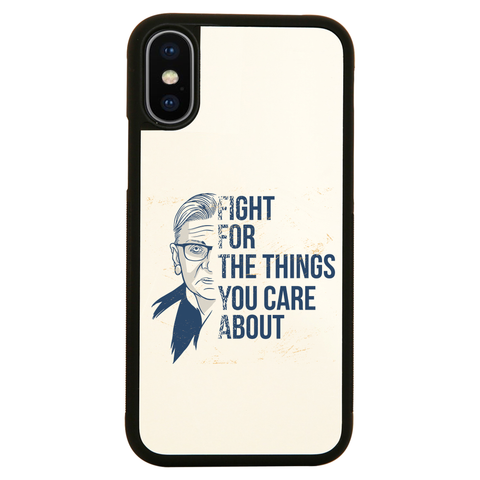 Ruth Bader Ginsburg iPhone case cover 11 11Pro Max XS XR X - Graphic Gear