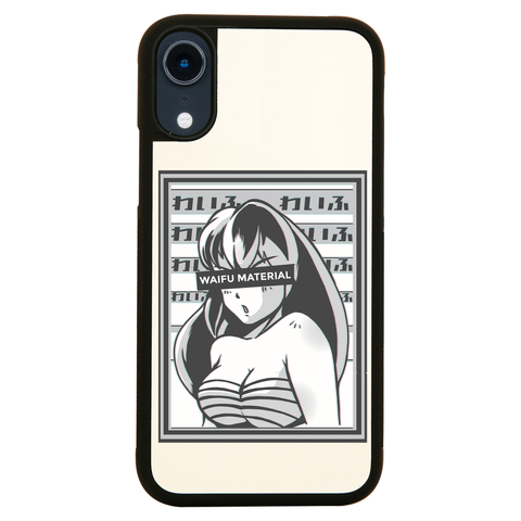 Waifu material anime iPhone case cover 11 11Pro Max XS XR X - Graphic Gear