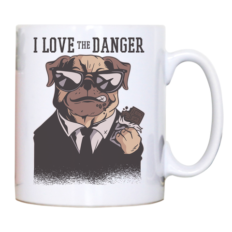 Dog danger mug coffee tea cup - Graphic Gear