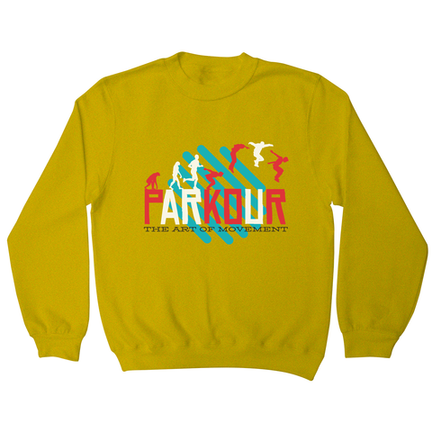 Parkour quote sweatshirt - Graphic Gear