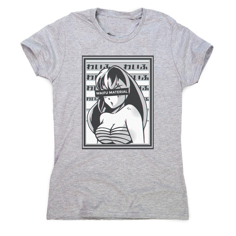 Waifu material anime women's t-shirt - Graphic Gear