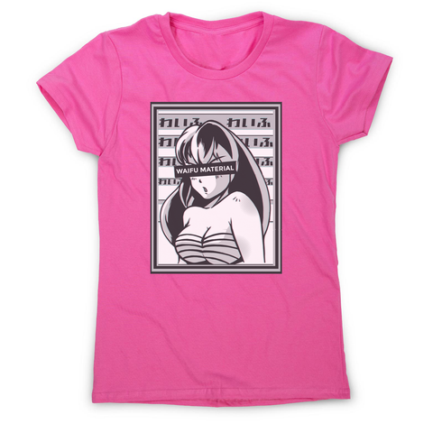 Waifu material anime women's t-shirt - Graphic Gear