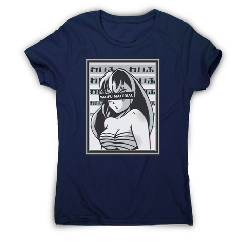 Waifu material anime women's t-shirt - Graphic Gear