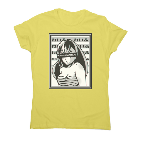 Waifu material anime women's t-shirt - Graphic Gear
