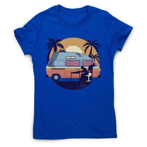 Camper van sunset women's t-shirt - Graphic Gear