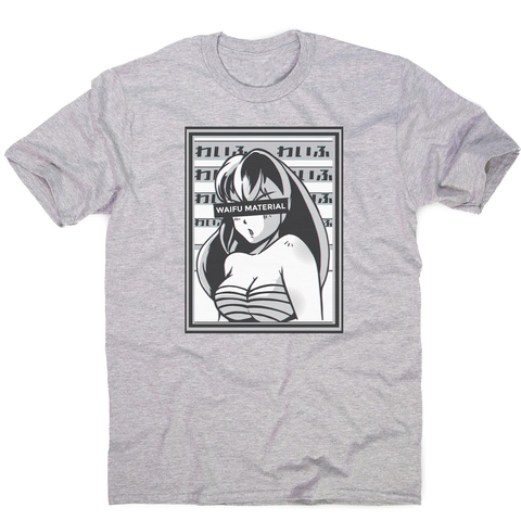 Waifu material anime men's t-shirt - Graphic Gear