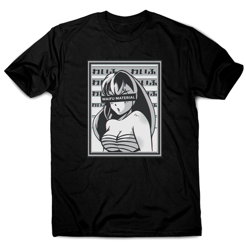 Waifu material anime men's t-shirt - Graphic Gear