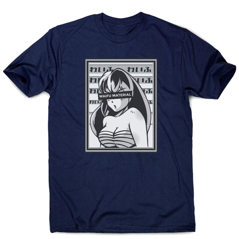Waifu material anime men's t-shirt - Graphic Gear