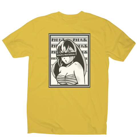 Waifu material anime men's t-shirt - Graphic Gear