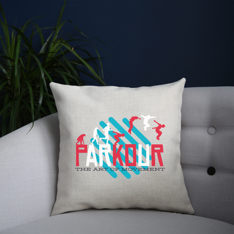 Parkour quote cushion cover pillowcase linen home decor - Graphic Gear