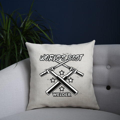 Welder quote cushion cover pillowcase linen home decor - Graphic Gear