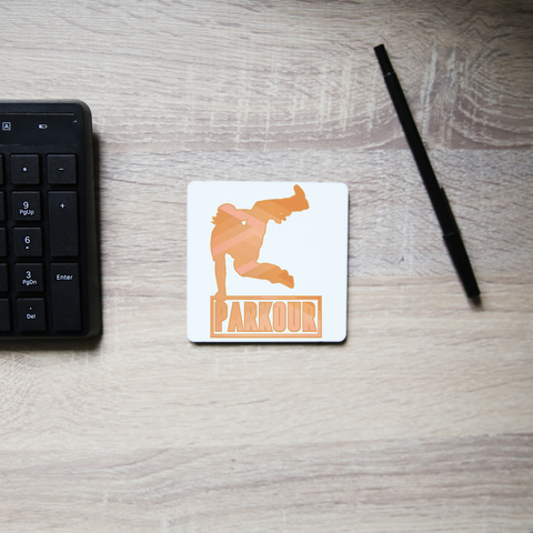 Parkour jump coaster drink mat - Graphic Gear