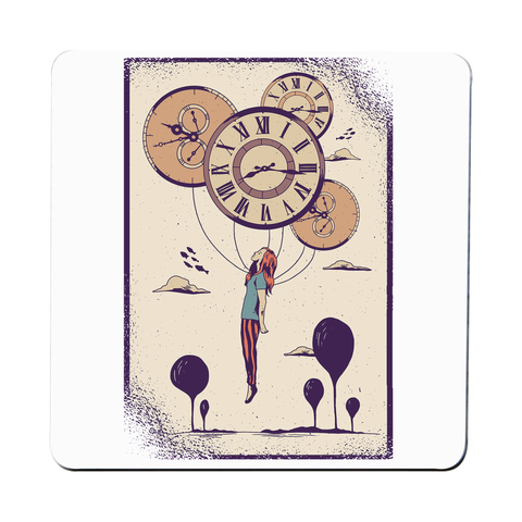 Abstract girl coaster drink mat - Graphic Gear