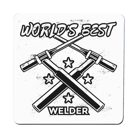Welder quote coaster drink mat - Graphic Gear